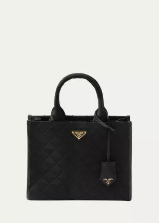 Medium Triangle Symbole Jacquard Tote Bag
