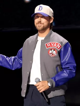 Ryan Gosling Mickey Mouse Club Varsity jacket