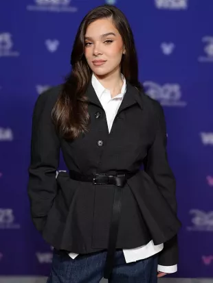 Hailee Steinfeld Disney Entertainment Showcase Peplum Jacket