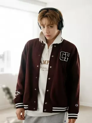 BTS Kim Taehyung Champion Varsity Jacket
