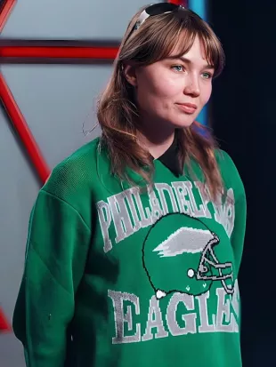 Project Runway S22 Philadelphia Eagles Green Sweater
