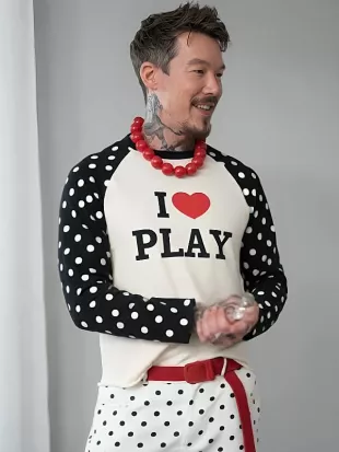 My Lottery Dream Home David Bromstad Polka Dot Print Shirt
