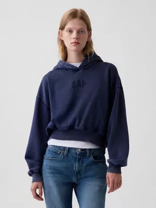 Vintagesoft Crop Hoodie