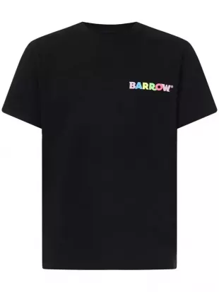 T-shirt with Rainbow Logo Print