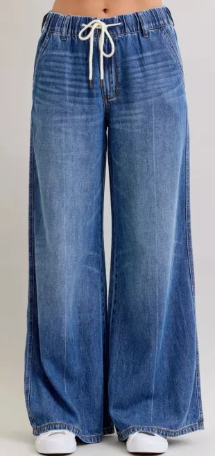 Judy Blue Dark Denim Wide Leg