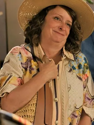 Doctor Odyssey S01 Rachel Dratch Floral Printed Shirt