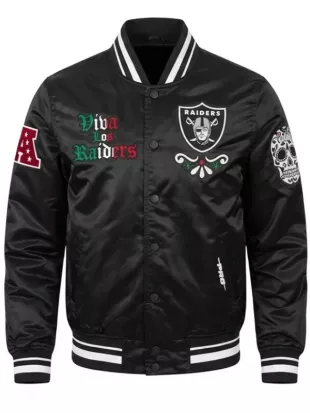 Viva-Los-Raiders-Skull-Black-Jacket