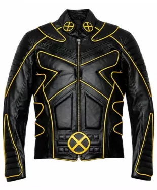 X-Men Wolverine Black Leather Jacket