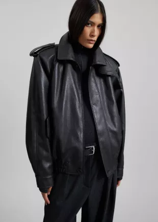 Nyland Faux Leather Padded Jacket