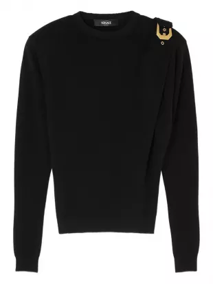 Wool Buckle Sweater
