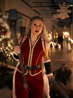 Kristen Bell Violent Night 2 Red Costume