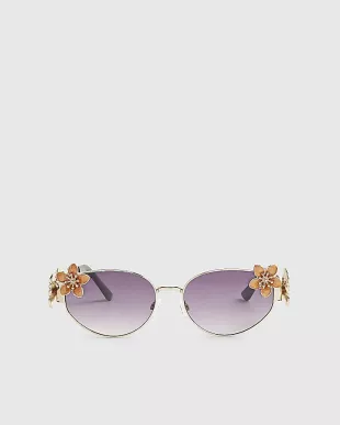 Orange Flower Sunglasses