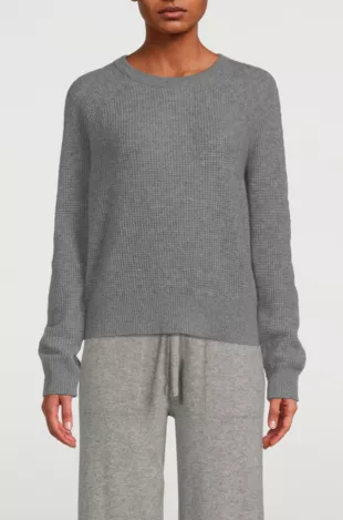 Cashmere Waffle Sweatshirt
