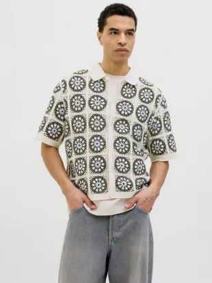 All Over Print Knitted Shirt
