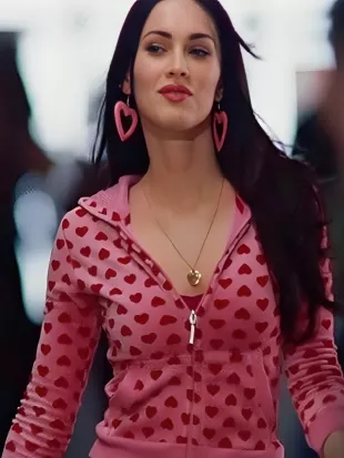 Jennifer’s Body Megan Fox Heart Printed Hoodie