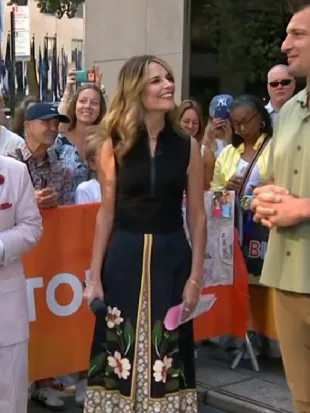 The Today Show 2026 Savannah Guthrie Floral Print Skirt