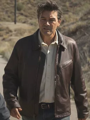 Lanterns S01 Kyle Chandler Brown Bomber Leather Jacket
