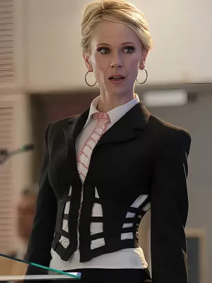 Ted Lasso S4 Keeley Jones Black Corset Blazer