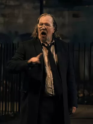 Slow Horses S06 Gary Oldman Black Coat
