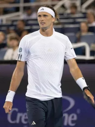 Cincinnati Open 2026 Alexander Zverev White T-Shirt