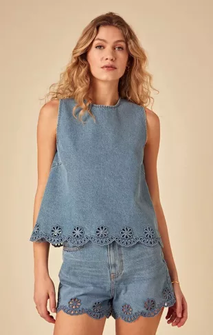 Child Sweetpea Denim Short