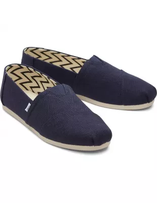 Canvas Slip-On Espadrilles Navy
