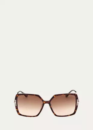 Joanna Mixed Media Butterfly Sunglasses