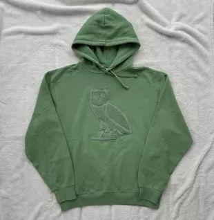 Watercress Green Owl Hoodie