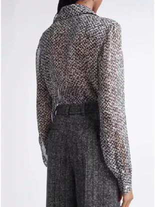 Ted Lasso S04 Hannah Waddingham Bouclé Print Shirt