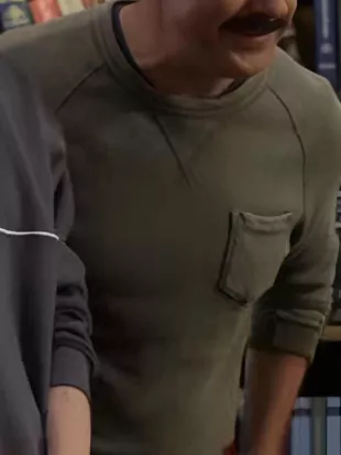 Ted Lasso S04 Jason Sudeikis Green Pocket Sweatshirt