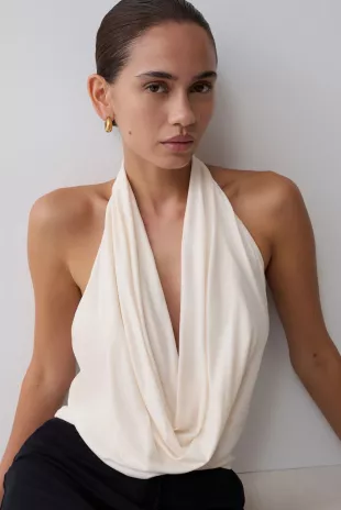 Cowl Front Modal Top