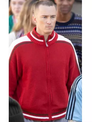 Drew Starkey Outer Banks S05 Red Bomber Jacket