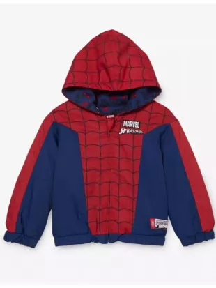Spider Man Reversible Toddler Hooded Jacket