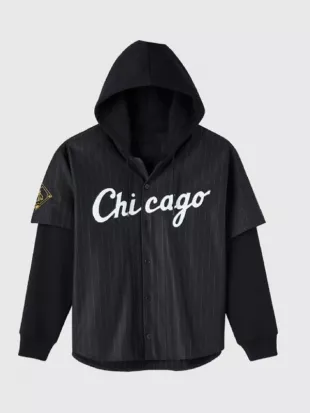 OVO x Chicago White Sox Jersey Hoodie