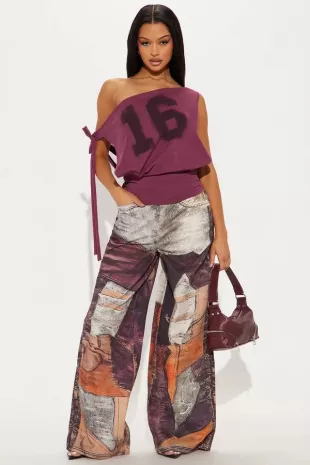 Mixed Emotions Wide Leg Pant