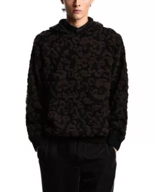Wool Hooded Pullover Sweater