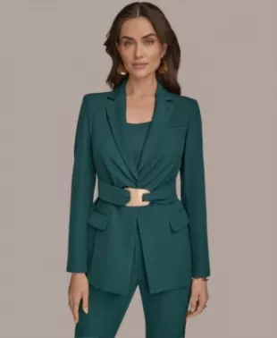 Belted Hardware Jacket