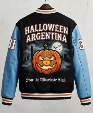 Halloween Argentina Varsity Jacket