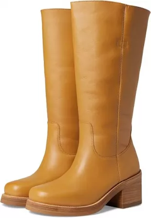 Vagabond Round Toe Pull On Casual Boots