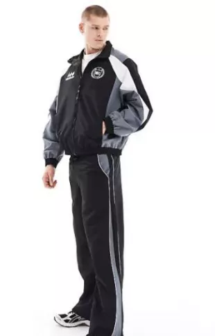 Retro Sport Panelled Co-Ord Jogger