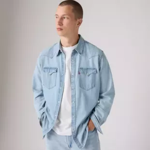 Classic Standard Western Denim Shirt