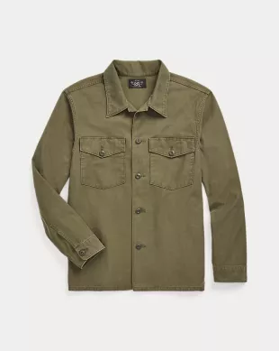 Reverse-Sateen Overshirt