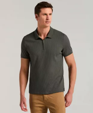 Quarter-Zip Polo Shirt
