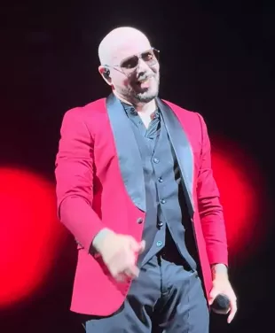 I’m Back Tour Pitbull Red Blazer