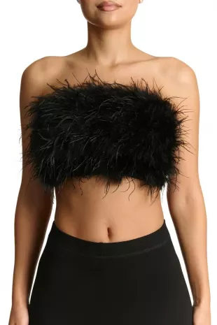 Butter Feather Tube Top