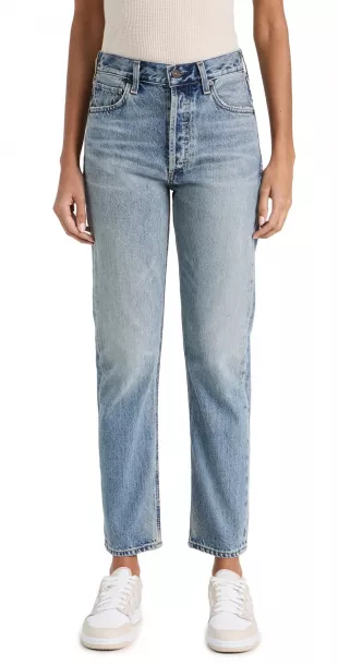 Charlotte High Rise Straight Jeans