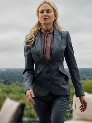 Nicole Kidman Special Ops Lioness S03 Striped Suit