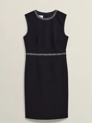 Hobbs Black Joyce Dress