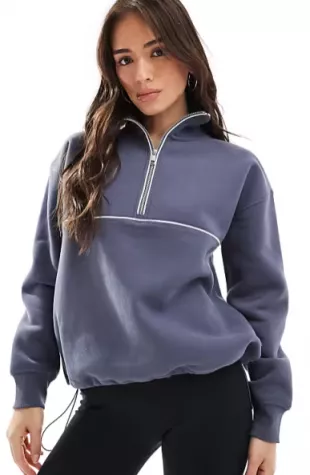 Plush Essential Quarter Zip Sweatshirt