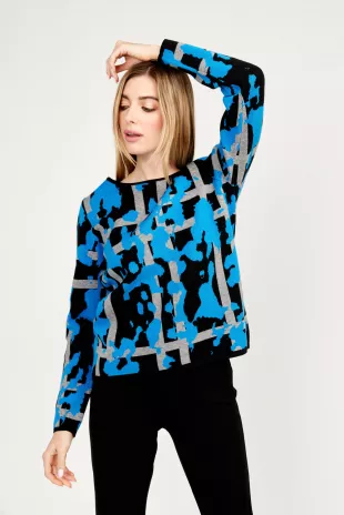 Jacquard Knit Sweater Style